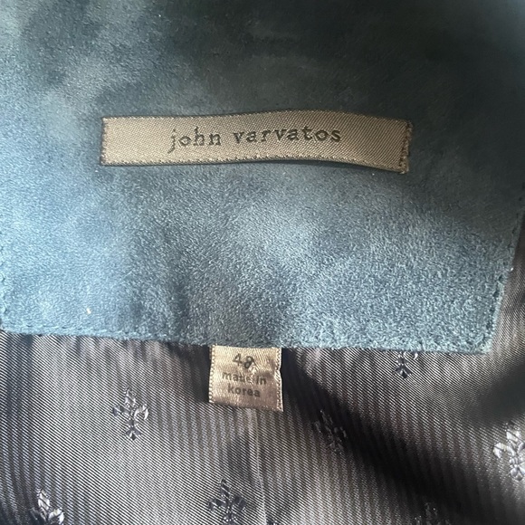 John Varvatos Collection suede zip-front jacket - Picture 6 of 12